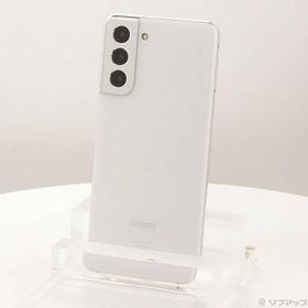 〔中古〕SAMSUNG(サムスン) Galaxy S21 5G 256GB ファントムホワイト SCG09 auロック解除SIMフリー〔198-ud〕