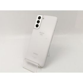 【中古】SAMSUNG docomo 【SIMロック解除済み】 Galaxy S21 5G ファントムホワイト 8GB 256GB SC-51B【津田沼】保証期間１ヶ月【ランクB】