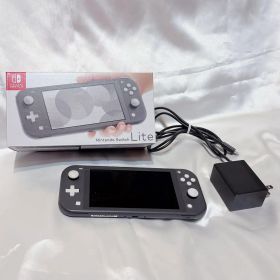 Nintendo Switch Lite 本体 グレー 《箱/充電器付き》