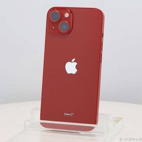 〔中古〕Apple(アップル) iPhone13 128GB プロダクトレッド MLNF3J／A SIMフリー〔258-ud〕