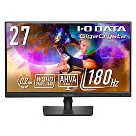 IO DATA(アイオーデータ) ゲーミングモニター GigaCrysta ブラック KH-GDQ271JA[27型/180Hz/WQHD/AHVAパネル] KHGDQ271JA