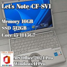 ⑧ Let's Note CF-SV1 16G 512GB MS Office