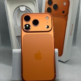 ○新品同様 バッテリー99% SIMフリー iPhone17Pro 256GB オレンジ