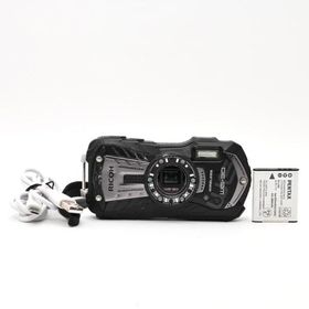 ＜並品＞ RICOH 防水デジタルカメラ RICOH WG-30W カーボングレー