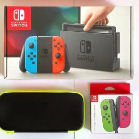 【Switch 本体（付属品完備）＋追加Joy-Con+公式ケースセット】