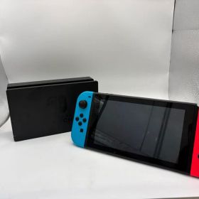 【ジャンク品】Nintendo Switch 本体 青/赤 ※バッテリー部分
