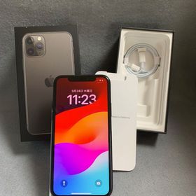 美品 国内版 SIMフリー iPhone11 Pro 256GB スペースグレー色