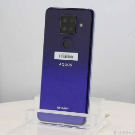 ソフマップ 〔中古品〕 AQUOS sense4 plus 128GB パープル SH-M16 SIMフリー【305】