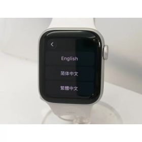 【中古】Apple Apple Watch SE2 40mm GPS シルバーアルミニウムケース/ホワイトスポーツバンド MNJV3J/A【高崎モントレー】保証期間1ヶ月【ランクA】