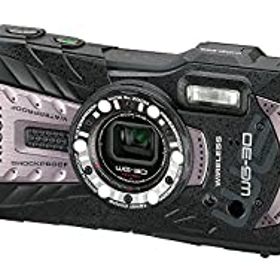 RICOH 防水デジタルカメラ RICOH WG-30W カーボングレー 防水12m耐ショック1.5m耐寒-10度 RICOH WG-30W GL 04621(中古品)