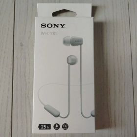 SONY ワイヤレスステレオヘッドセット WI-C100 ホワイト