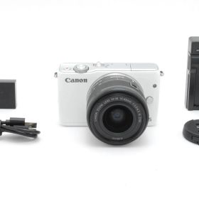 ■美品 シャッター回数3652回■ キヤノン Canon EOS M10 レンズキット 15-45mm F3.5-6.3 IS STM