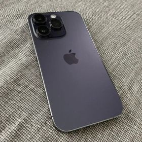 【美品】Apple iPhone 14 Pro 本体 ディープパープル
