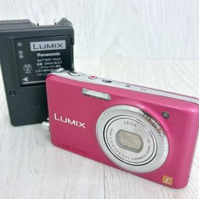 現状品 Panasonic デジタルカメラ LUMIX DMC-FX77-P グラマラスピンク