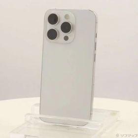 ソフマップ 〔中古品〕 iPhone15 Pro 128GB ホワイトチタニウム MTU83J／A SIMフリー【198】