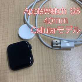 中古 Apple Watch Series6 40mm スペースグレイ GPS+Cellularモデル アルミニウム 本体