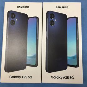 2台セット【新品・未開封】SIMフリー au Galaxy A25 5G SCG33 ブラック