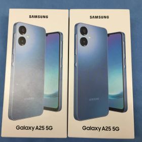 2台セット【新品・未開封】SIMフリー au Galaxy A25 5G SCG33 ブルー