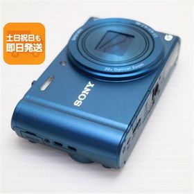 超美品 DSC-WX300 Cyber-shot ブルー 即日発送 デジカメ SONY 本体 あすつく 土日祝発送OK