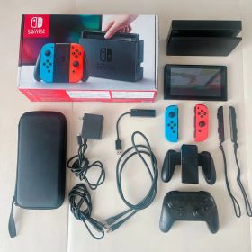 Nintendo Switch本体 付属品完備 プロコン 有線LANアダプター