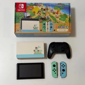 どうぶつの森デザイン Nintendo Switch 本体 プロコン付き