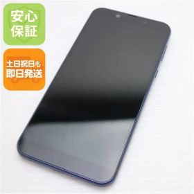 美品 Softbank Android One S5 ダークブルー スマホ 本体 白ロム 土日祝発送OK 08000