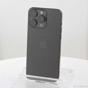 〔中古〕Apple(アップル) iPhone15 Pro Max 1TB ブラックチタニウム MU6Y3J／A SIMフリー〔349-ud〕