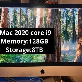 iMac 27-inch 2020 Core i9 128GB 8TB