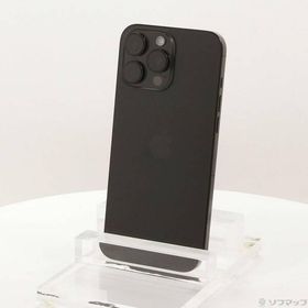 〔中古〕Apple(アップル) iPhone16 Pro Max 1TB ブラックチタニウム MYWQ3J／A SIMフリー〔371-ud〕