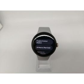 【中古】Google Pixel Watch2 Bluetooth/LTEモデル ChampagneGoldアルミケース/Hazelアクティブバンド【OSU301】保証期間１ヶ月【ランクB】