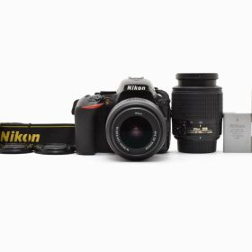 Nikon ニコン D5600 ダブルズームキット (AF-S 18-55mm / 55-200mm VR) [#2901510]