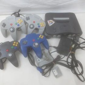 ゲーム NINTENDO 64 本体 動作品 NUS-001 コントローラー 周辺機器付き 中古品