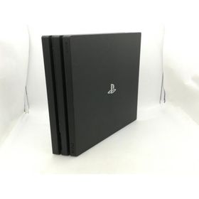 【中古】SONY PlayStation4 Pro ジェット・ブラック 1TB CUH-7100BB01【OSU301】保証期間１ヶ月【ランクB】