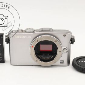 ｼｬｯﾀｰ回数182回☆OLYMPUS オリンパス E-PL3 シルバー ミラーレスカメラ 美品 ###17821