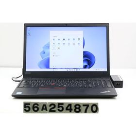 ノートパソコン Lenovo ThinkPad E580 Core i5 8250U 1.6GHz/8GB/256GB(SSD)/15.6W/FHD(1920x1080)/Win11