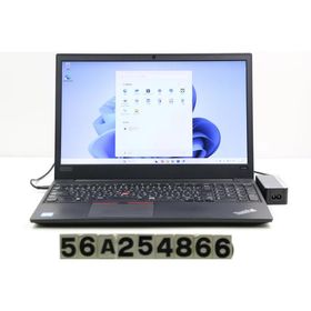 ノートパソコン Lenovo ThinkPad E580 Core i5 8250U 1.6GHz/8GB/256GB(SSD)/15.6W/FHD(1920x1080)/Win11