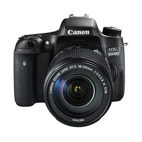 Canon デジタル一眼レフカメラ EOS 8000D レンズキット EF-S18-135mm F3.5-(中古品)