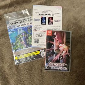 ポケットモンスター シャイニングパール レジェンズアルセウス和紙マップ付き