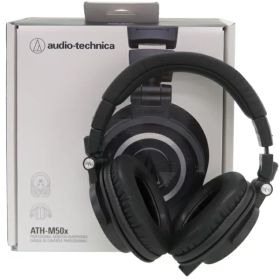 【audio-technica】オーディオテクニカ『プロフェッショナルモニターヘッドホン / ブラック』ATH-M50x 2014年2月発売 音響機器 1週間保証【中古】