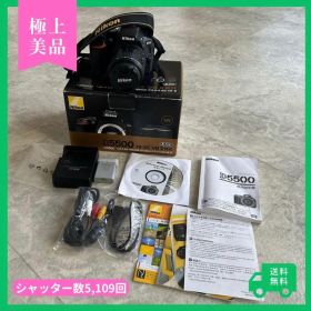【極美品】Nikon D5500レンズキットシャッター数5,109回 防湿庫管理