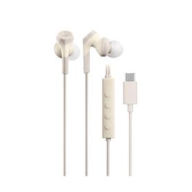 オーディオテクニカ ATH-CKS330NC BG イヤホン 有線 タイプC ノイズキャンセリング 長1.2m遅延なし マイク付リモコン 重低音