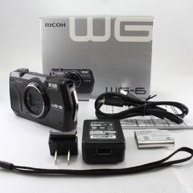 RICOH WG-6 ブラック 本格防水カメラ 20メートル防水 耐衝撃 防塵 耐寒