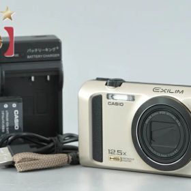 【中古】CASIO カシオ HIGH SPEED EXILIM EX-ZR300 ゴールド コンパクトデジタルカメラ