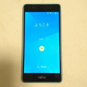 FUJITSU arrows M03 ターコイズ SIMフリー ジャンク