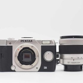 ペンタックス Pentax Q10 Silver 12.4MP Digital Camera 02 Lens 563 Shots [美品] #Z6285A