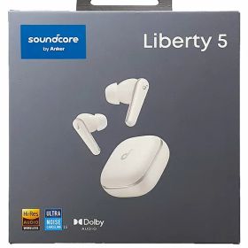 【Anker】【未使用品】アンカー『完全ワイヤレスイヤホン / Soundcore Liberty 5 / パールホワイト』A3957N21 2025年5月発売 音響機器 1週間保証【中古】