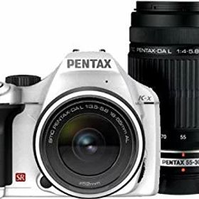 【中古】PENTAX デジタル一眼レフカメラ K-x ダブルズームキットホワイト wyw801m