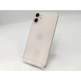 【中古】Apple au 【SIMロック解除済み】 iPhone 12 mini 64GB ホワイト MGA63J/A【浜松駅前】保証期間１ヶ月【ランクC】