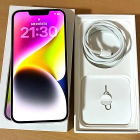 美品iPhone 14 125GB スターライト