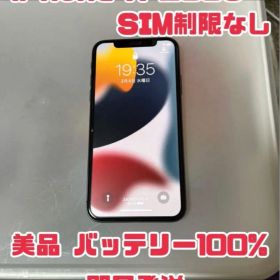 【美品】iPhone X 256G バッテリー100%【値下げ不可】